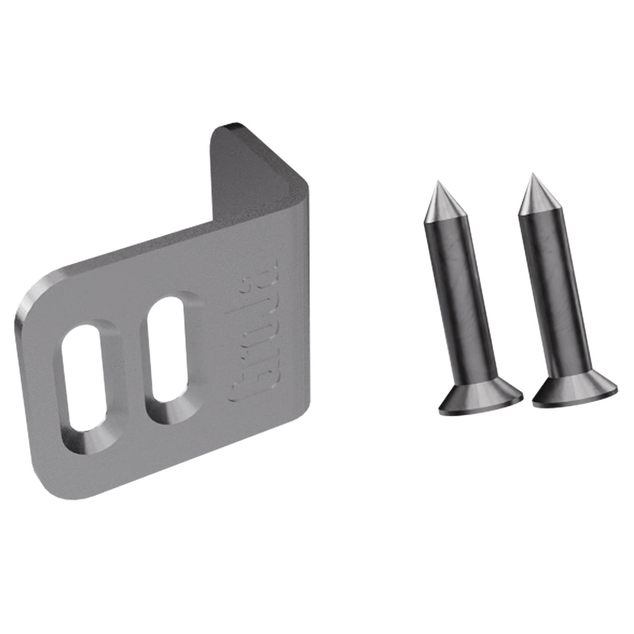 Winkel-Set aus Edelstahl für ALU-Pfosten